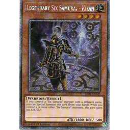 Legendary Six Samurai - Kizan RA03-EN249 Platinum rare