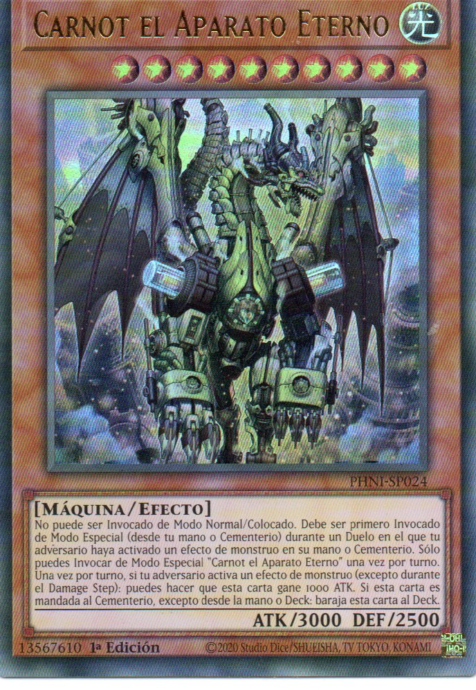 Carnot el Aparato Eterno PHNI-SP024 Ultra rare