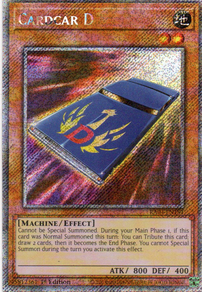 Cardcar D RA04-EN181 Platinum rare