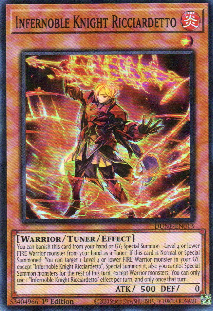 Infernoble Knight Ricciardetto DUNE-EN013 Super rare