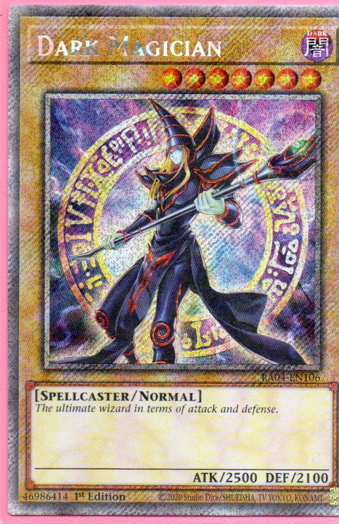 Dark Magician RA04-EN106 Platinum rare