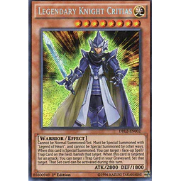 Legendary Knight Critias DRL2-EN002 Secret rare