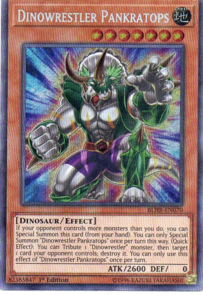 Dinowrestler Pankratops BLHR-EN070 Secret rare