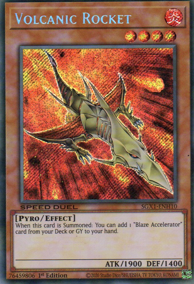 Volcanic Rocket SGX1-ENH10 Secret rare