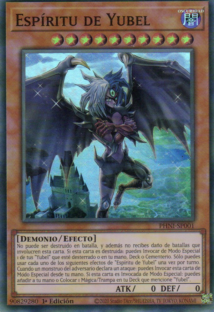 Espiritu de Yubel PHNI-SP001 Super rare