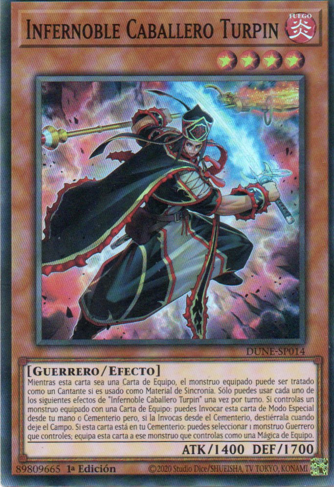Infernoble Caballero Turpin DUNE-SP014 Super rare
