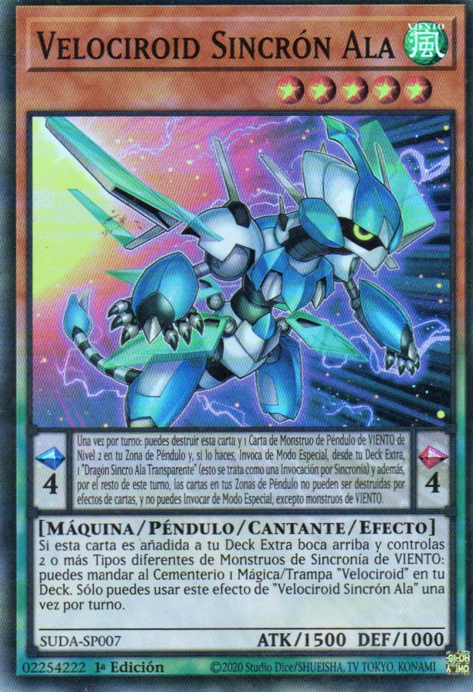 Velociroid Sincron Ala SUDA-SP007 Super rare