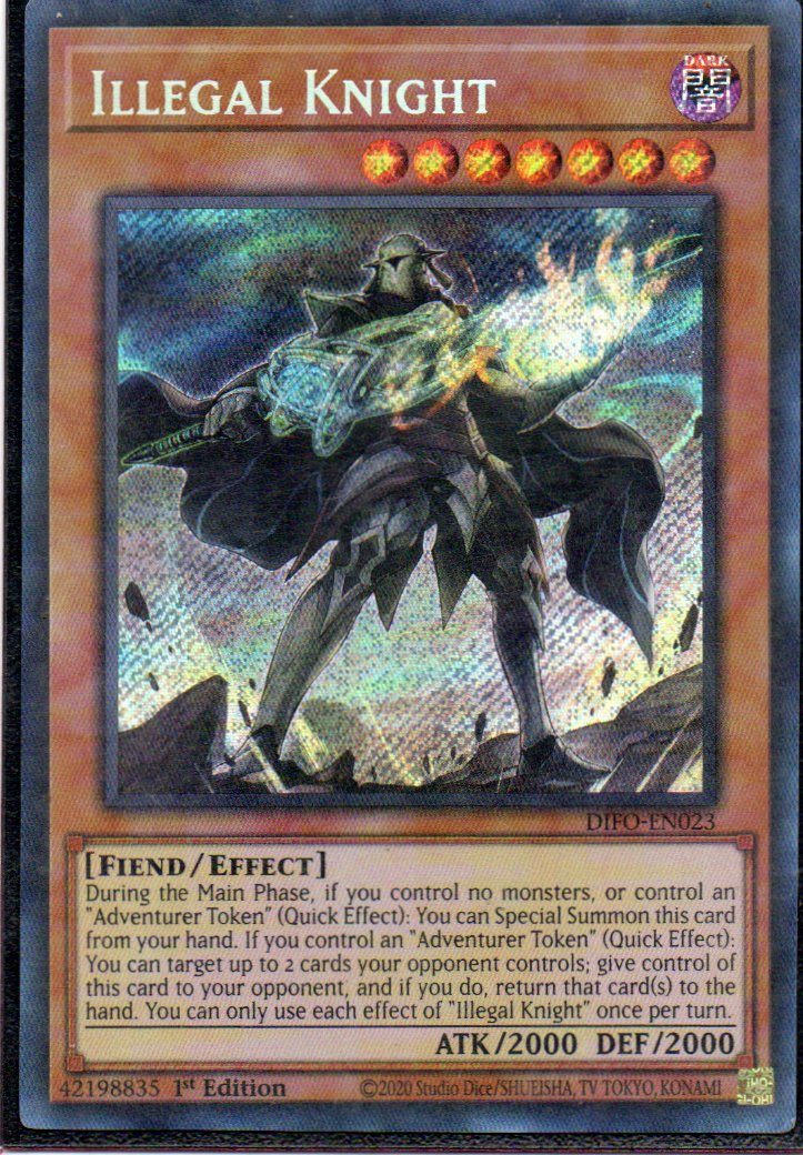Illegal Knight DIFO-EN023 Secret rare