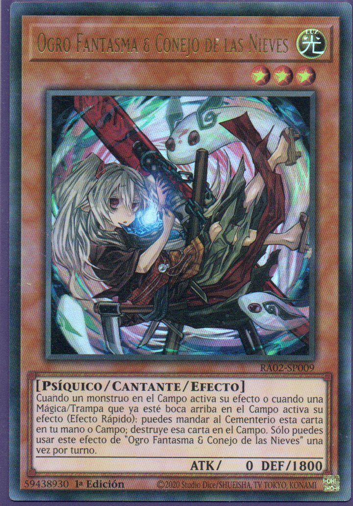 Ogro Fantasma & Conejo de las Nieves RA02-SP009 Ultra rare