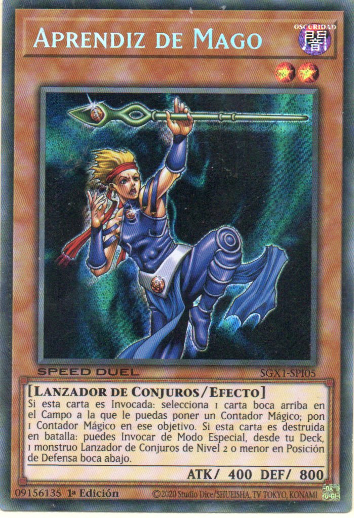 Aprendiz de Mago SGX1-SPI05 Secret rare
