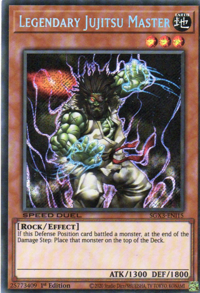 Legendary Jujitsu Master SGX3-EN115 Secret rare