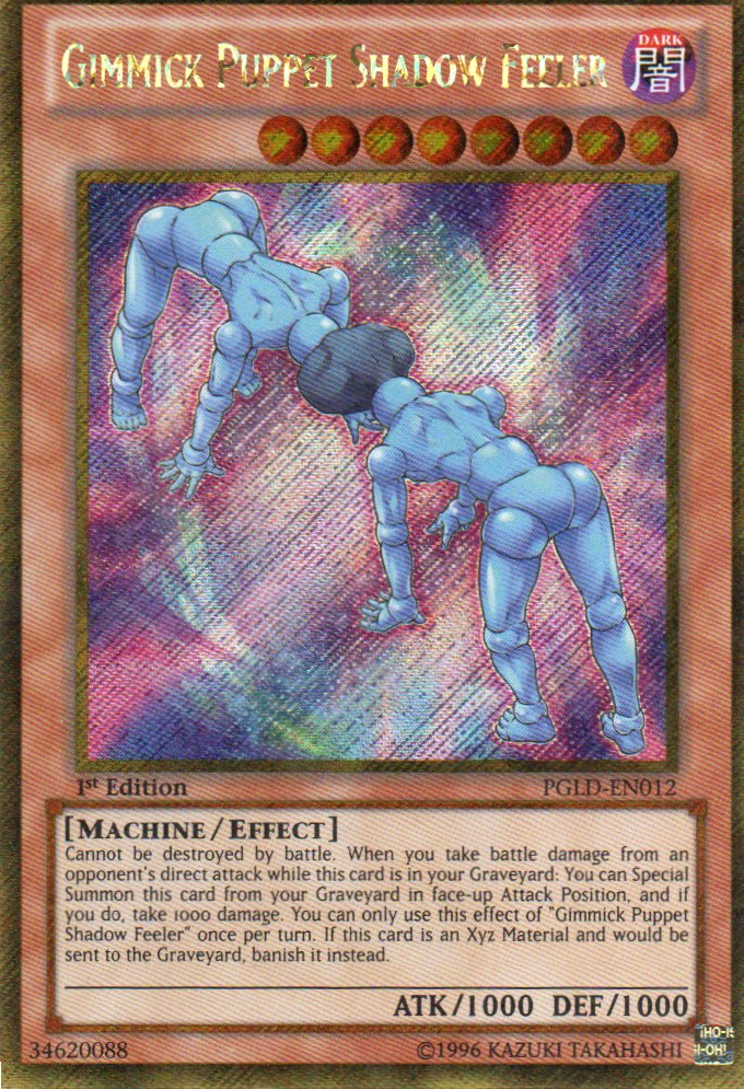 Gimmick Puppet Shadow Feeler PGLD-EN012 Gold rare
