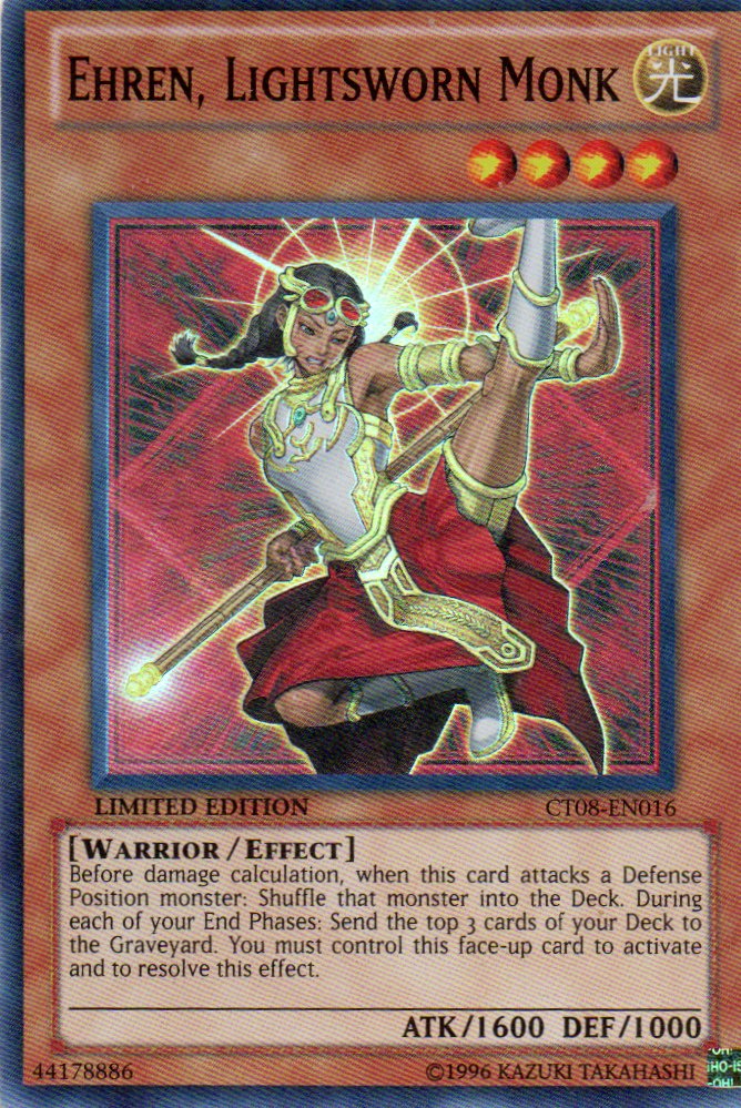 Ehren, Lightsworn Monk CT08-EN016 Super rare