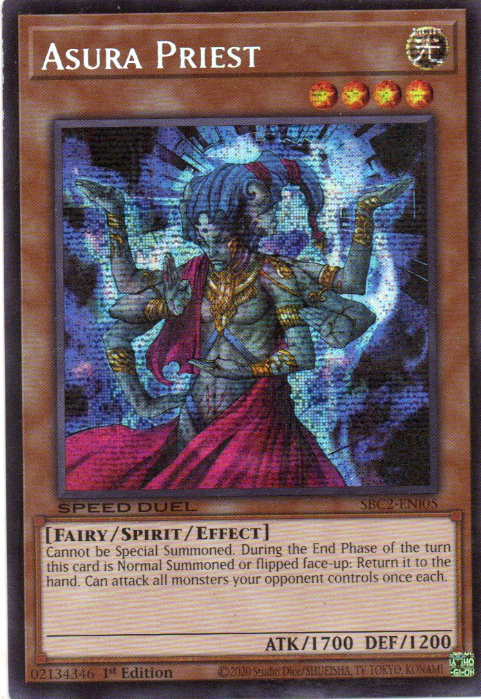 Asura Priest SBC2-ENI05 Secret rare
