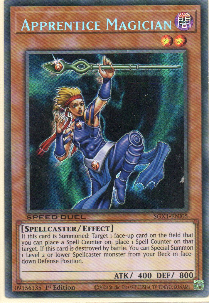 Apprentice Magician SGX1-ENI05 Secret rare