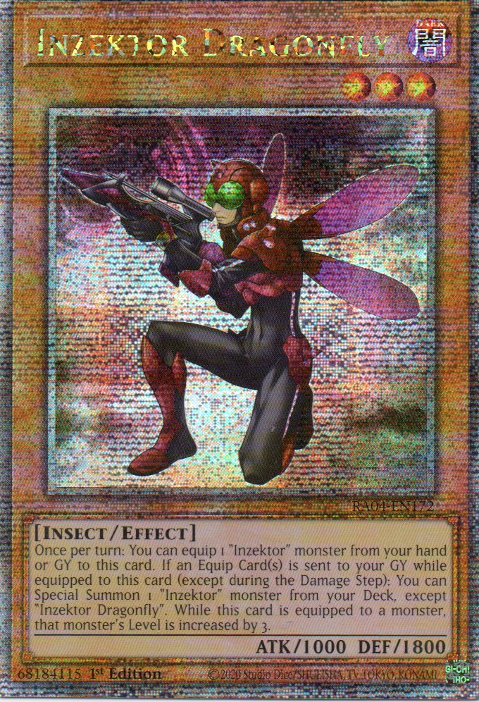 Inzektor Dragonfly RA04-EN172 Quarter rare