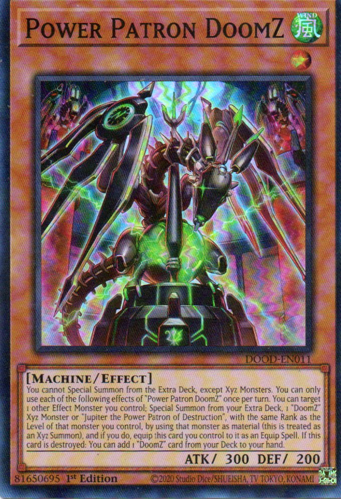 Power Patron DoomZ DOOD-EN011 Super rare