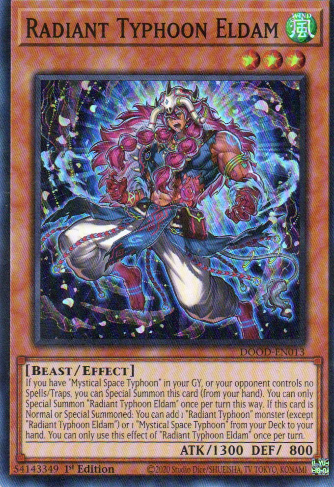 Radiant Typhoon Eldam DOOD-EN013 Super rare