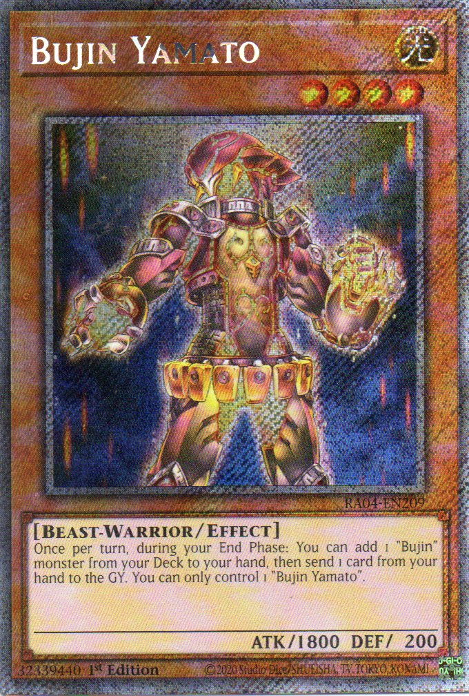 Bujin Yamato RA04-EN209 Platinum rare