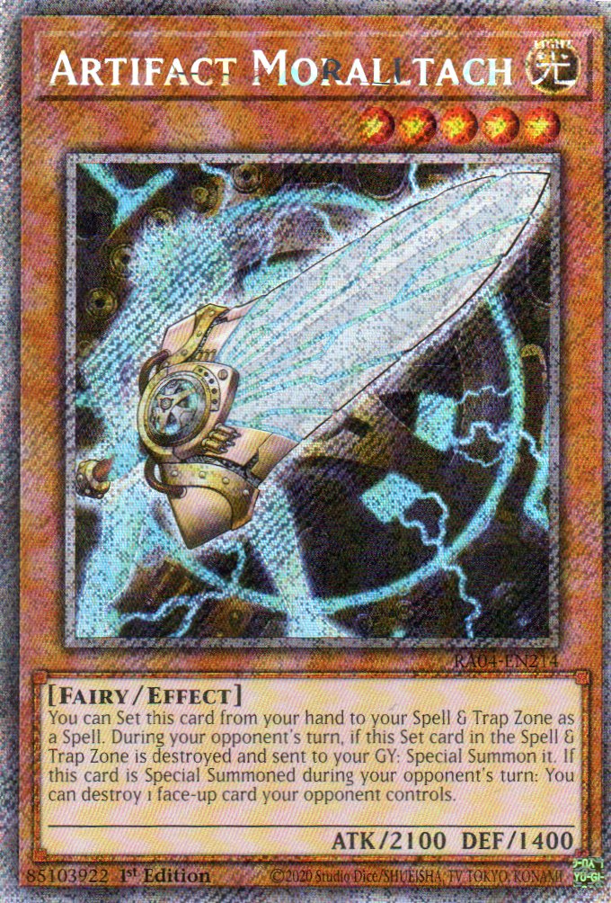 Artifact Moralltach RA04-EN214 Platinum rare