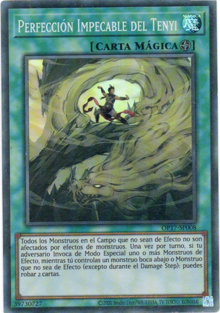 Perfeccion Impecable del Tenyi OP17-SP008 Super rare