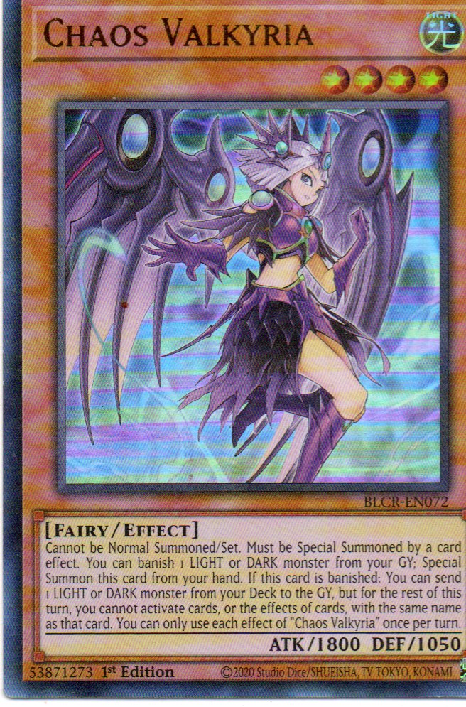 Chaos Valkyria BLC1-EN072 Ultra rare