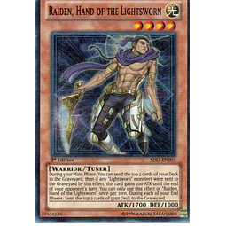 Raiden, Hand of The Lightsworn SDLI-EN003 Super rare