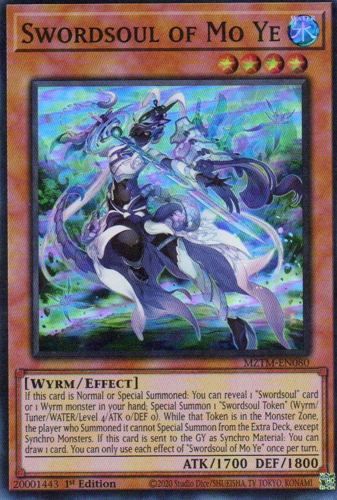 Swordsoul of Mo Ye MZTM-EN080 Super rare