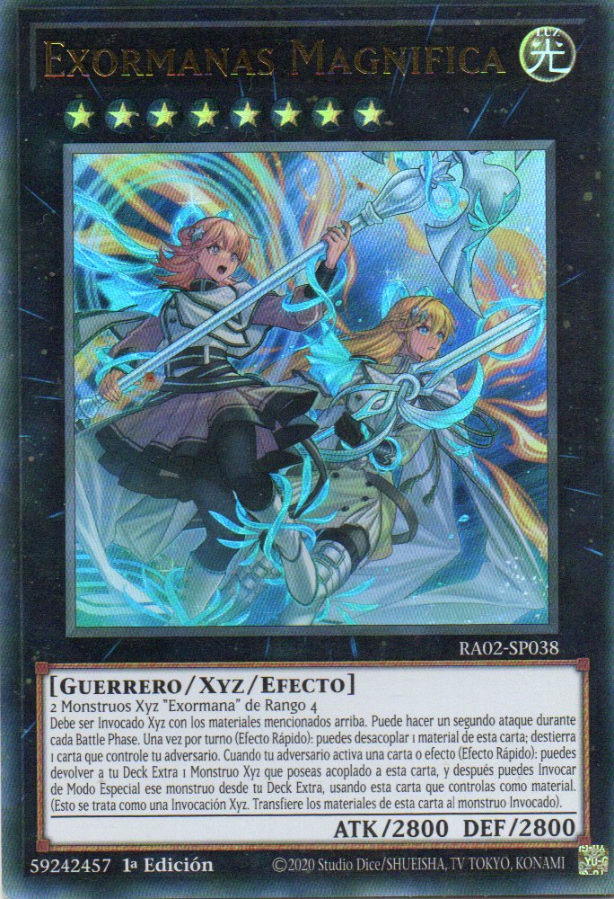 Exormanas Magnifica RA02-SP038 Ultra rare