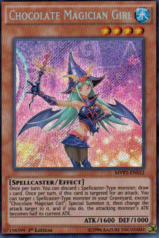 Chocolate Magician Girl MVP1-ENS52 Secret rare