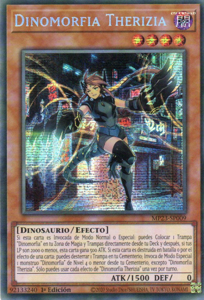 Dinomorfia Therizia MP23-SP009 Secret rare