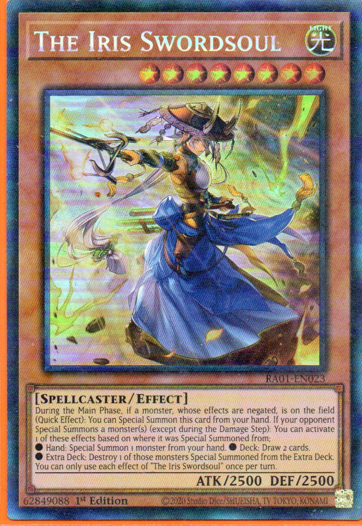 The Iris Swordsoul RA01-EN023 Collector