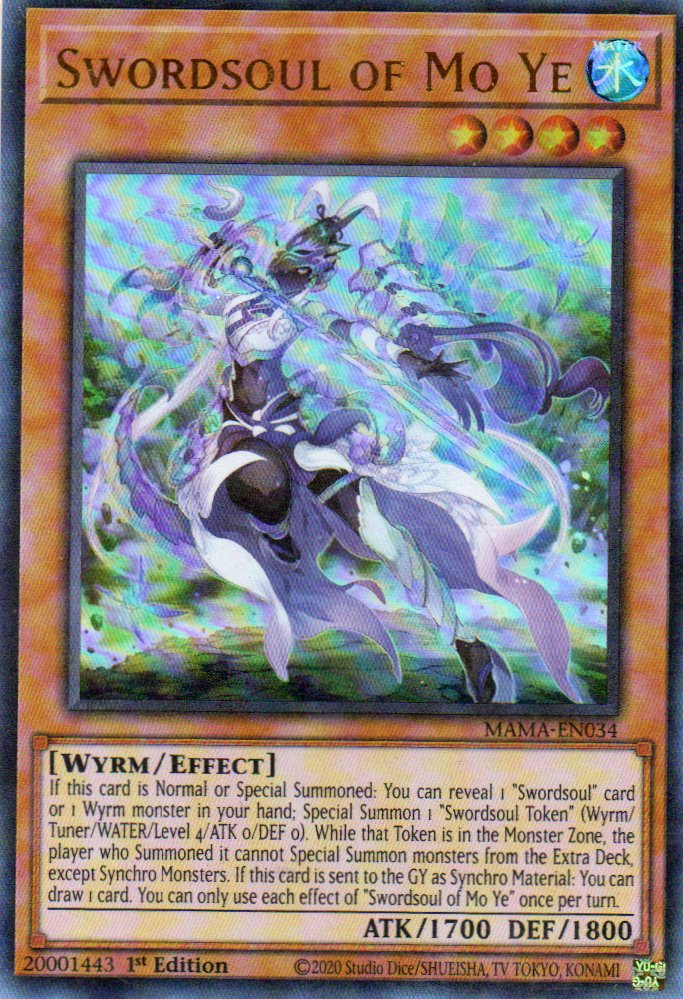 Swordsoul of Mo Ye MAMA-EN034 Ultra rare