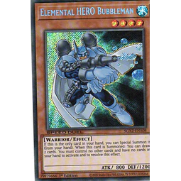 Elemental HERO Bubbleman SGX2-ENA08 Secret rare