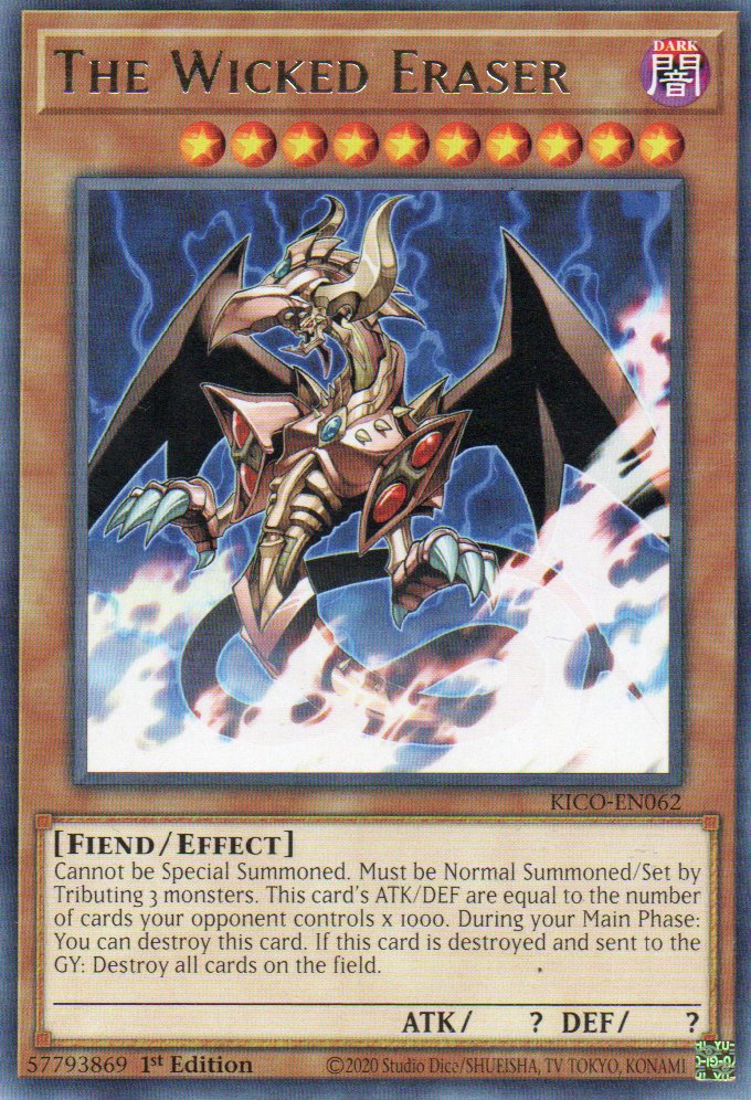 The Wicked Eraser KICO-EN062 Rare