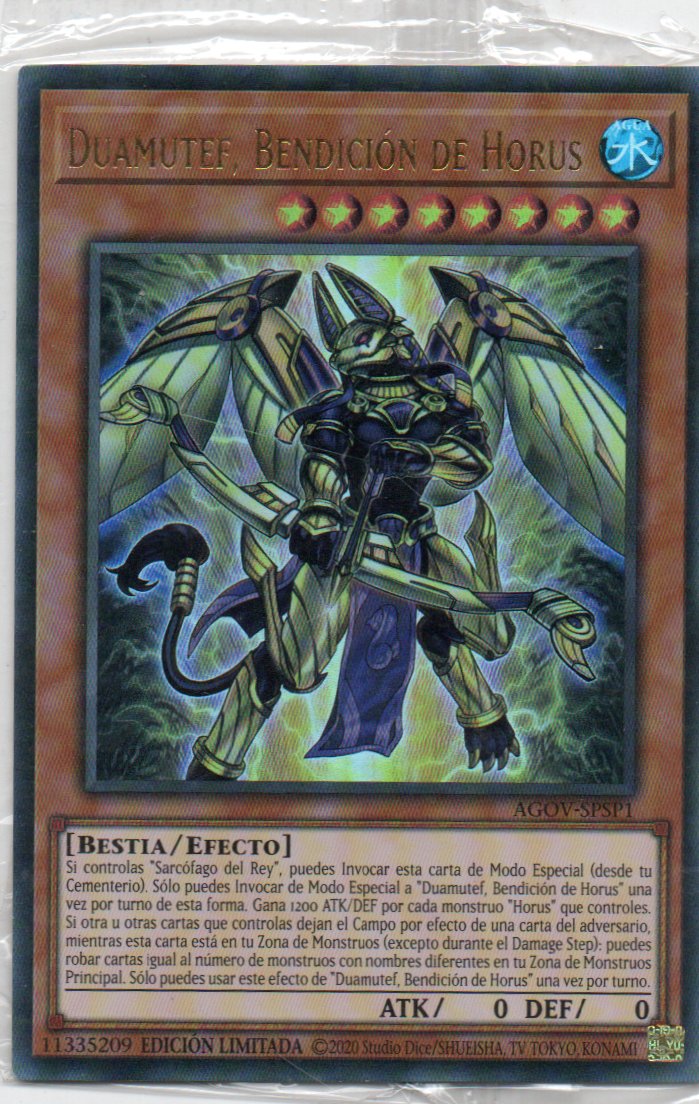 Duamutef, Bendicion de Horus AGOV-SPSP1 Ultra rare