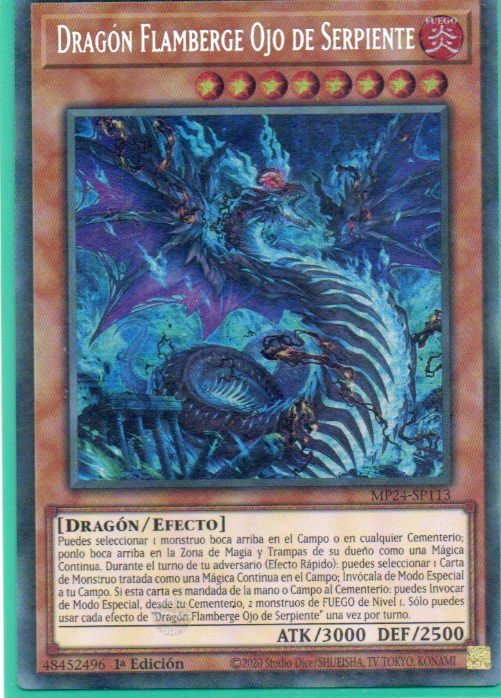 Dragon Flamberge Ojo de Serpiente MP24-SP113 Secret rare