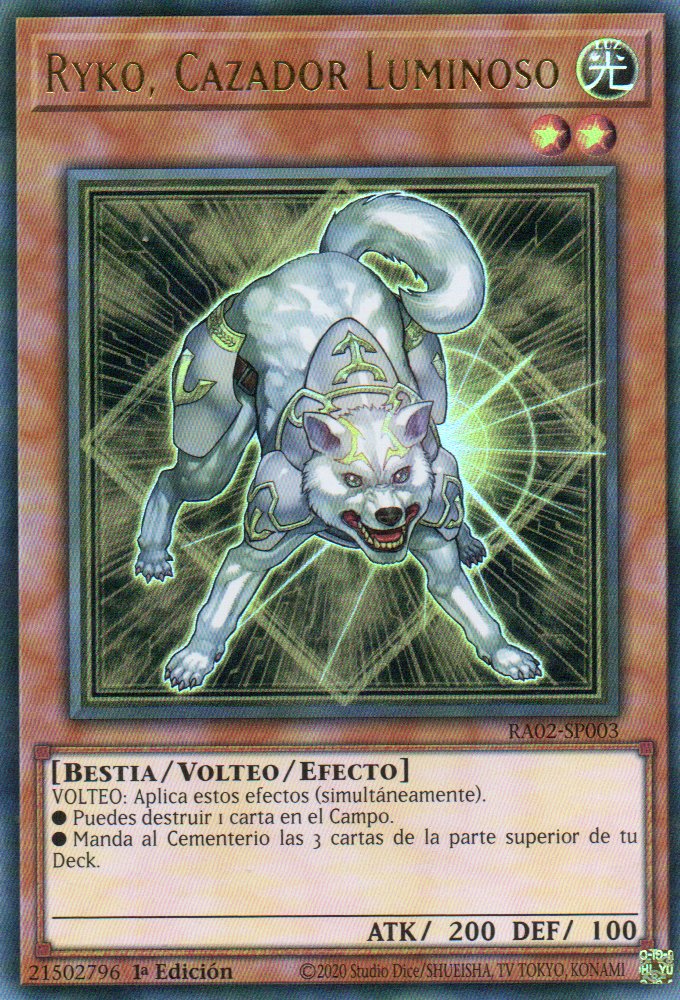 Ryko, Cazador Luminoso RA02-SP003 Ultra rare