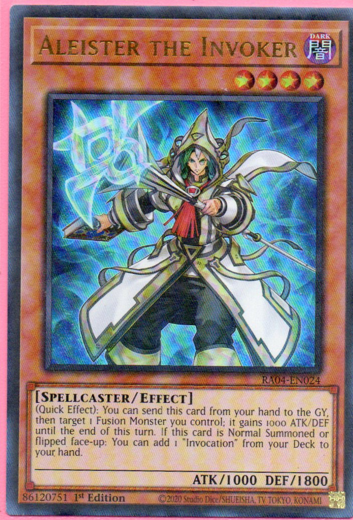 Aleister. the Invoker RA04-EN024 Ultra rare
