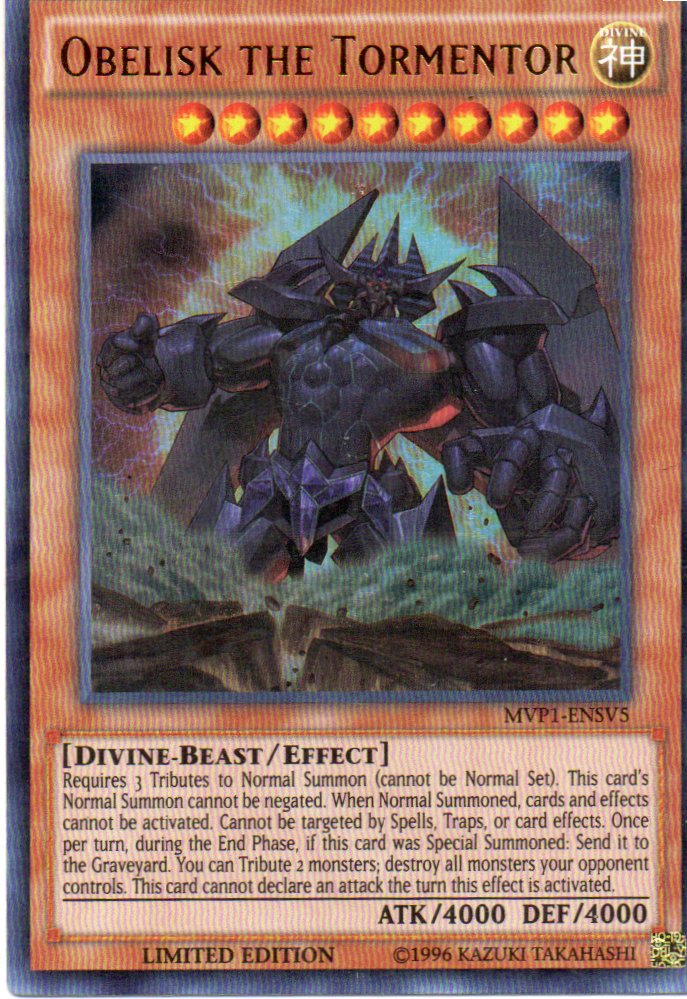 Obelisk the Tormentor MVP1-ENSV5 Ultra rare
