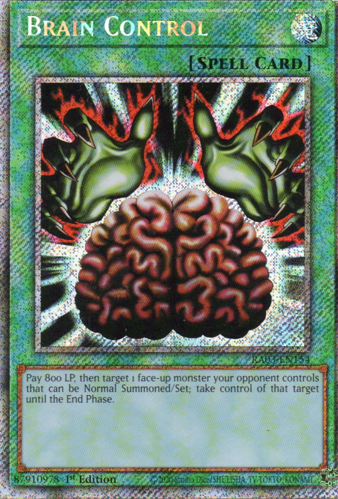 Brain Control RA03-EN154 platinum rare