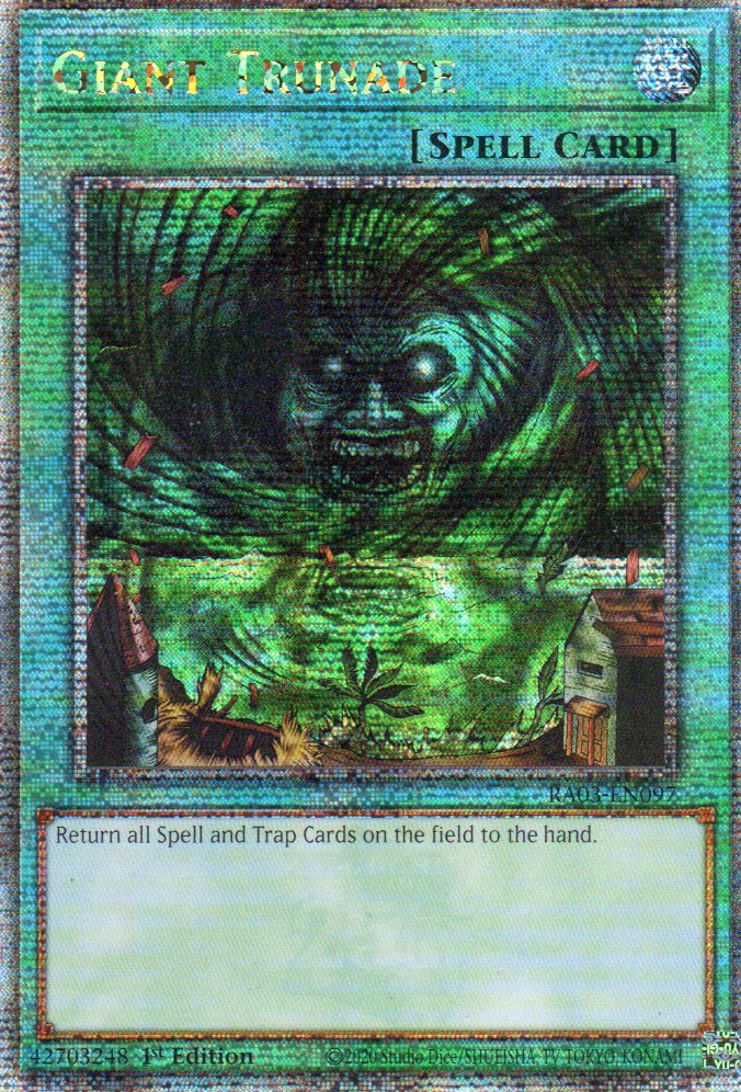 Giant Trunade RA03-EN097 Quarter rare