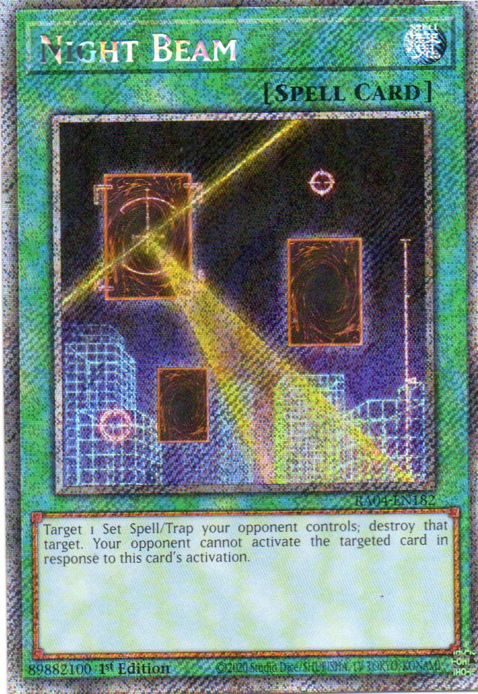 Night Beam RA04-EN182 Platinum rare