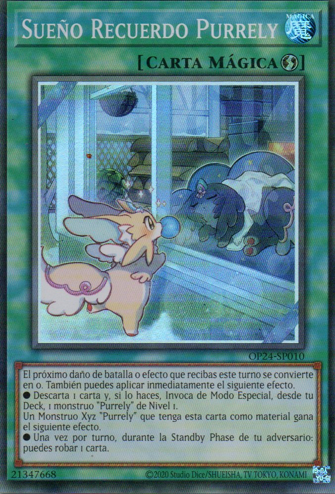 Sueño Recuerdo Purrely OP24-SP010 Super rare