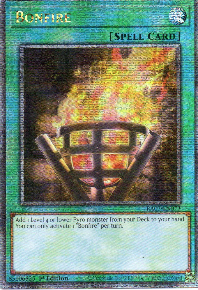 Bonfire RA03-EN073 Quarter rare
