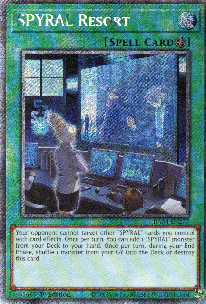 Spyral Resort RA04-EN277 Platinum rare