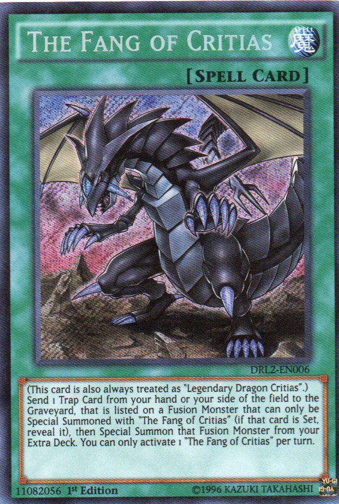 The Fang of Critias DRL2-EN006 Secret rare