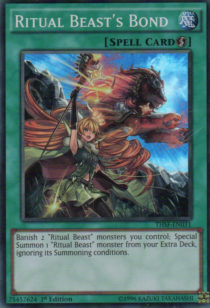 Ritual Beast's Bond THSF-EN031 Super rare