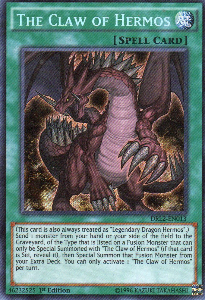The Claw of Hermos DRL2-EN013 Secret rare