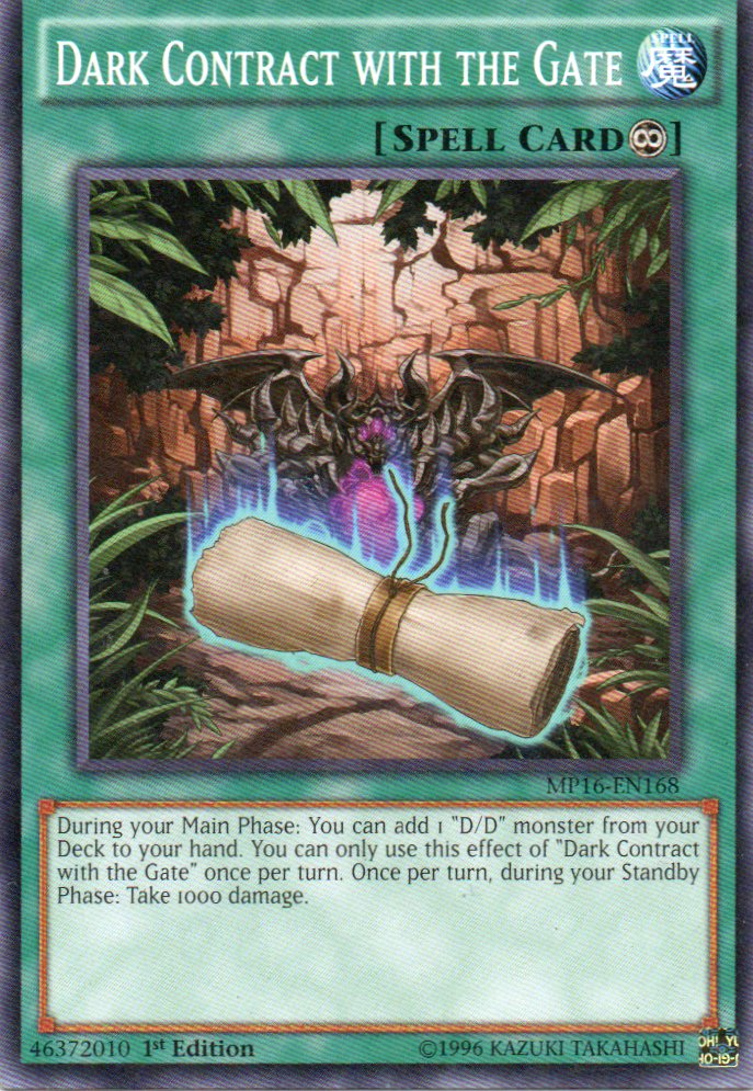 Dark Contract with the Gate MP16-EN168 Commun